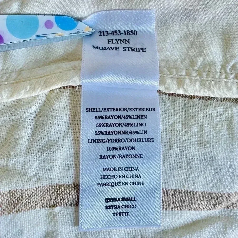 RAILS | Linen Blend Flynn Blazer in Mojave Stripe Size XS - Picture 11 of 11